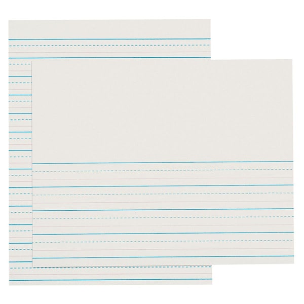 Easy-To-Organize D-Nealian Ruled Pads Ream 2nd 3rd Grade - 500 Sheets Per Pack - 3 pack EA1726445 - main